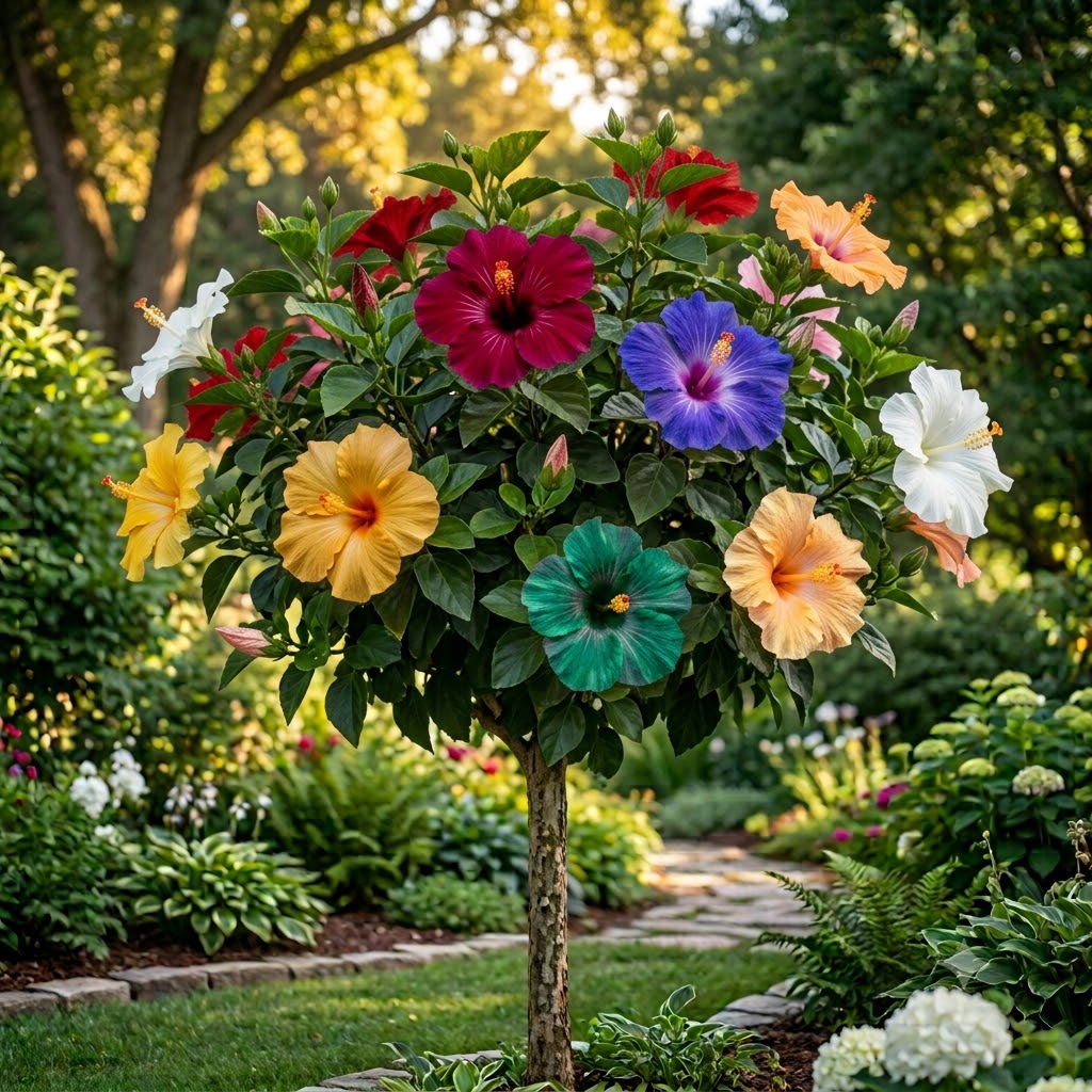 Hibiscus Pomisor Tropical Mixture - Rosa Sinensis