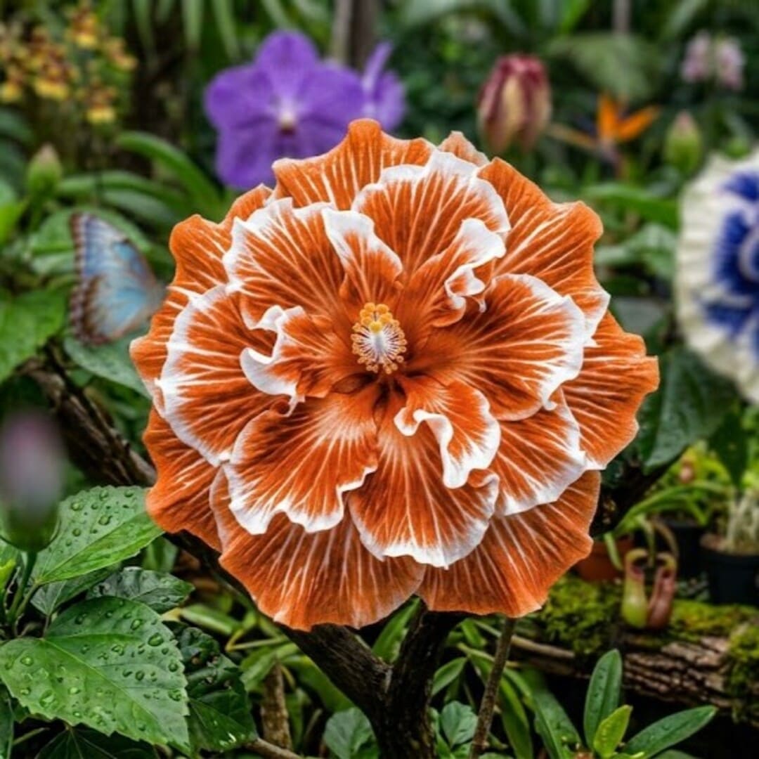 Hibiscus Tufa Portocaliu - Syriacus