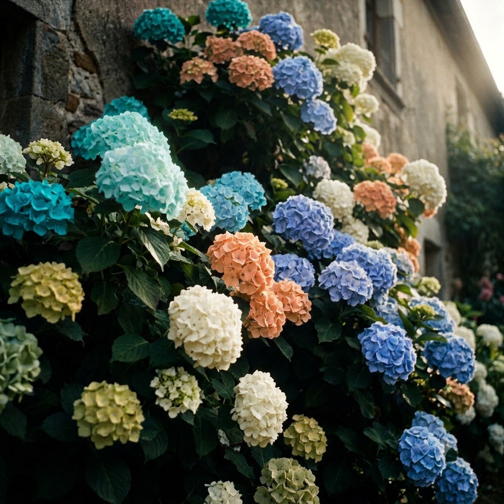 Hortensie Cataratoare "Italian Pastel" - Hydrangea Petiolaris