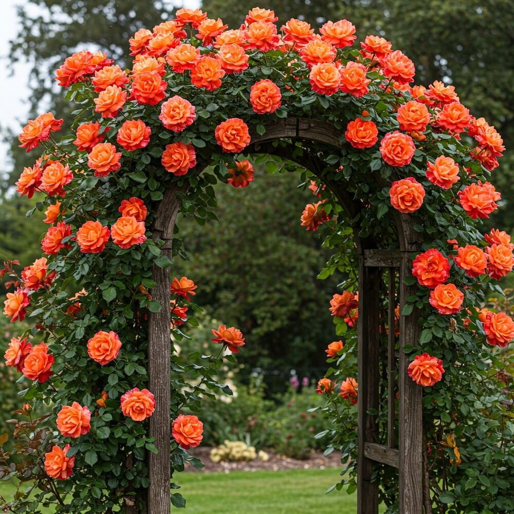 Trandafiri Cataratori "Orange Dream" Ghiveci 3L, H 70cm+ Anul 4