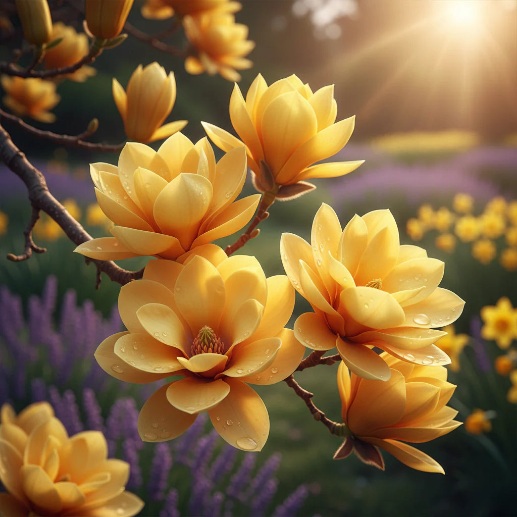 Magnolia Galbena "Gold Sun" la Ghiveci, H 50cm+, Anul 2-3