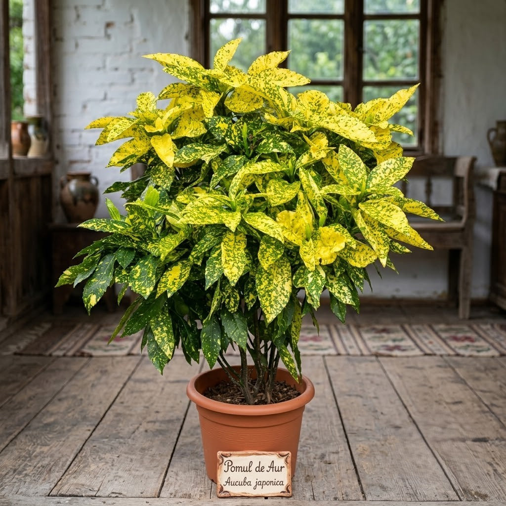 Pomul de Aur - Aucuba Japonica Crotonifolia