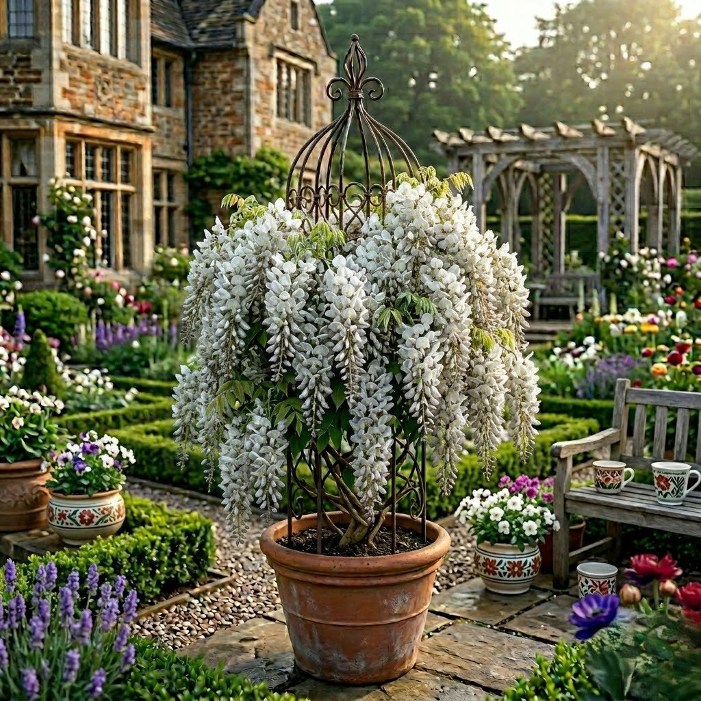 Glicina Cataratoare Alba - Wisteria Sinensis