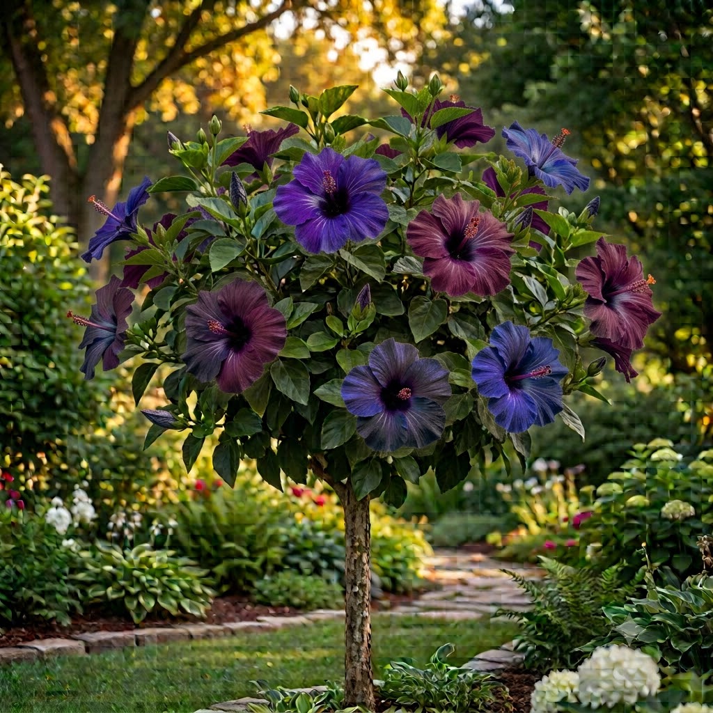 Hibiscus Pomisor Purple Desiree - Rosa Sinensis