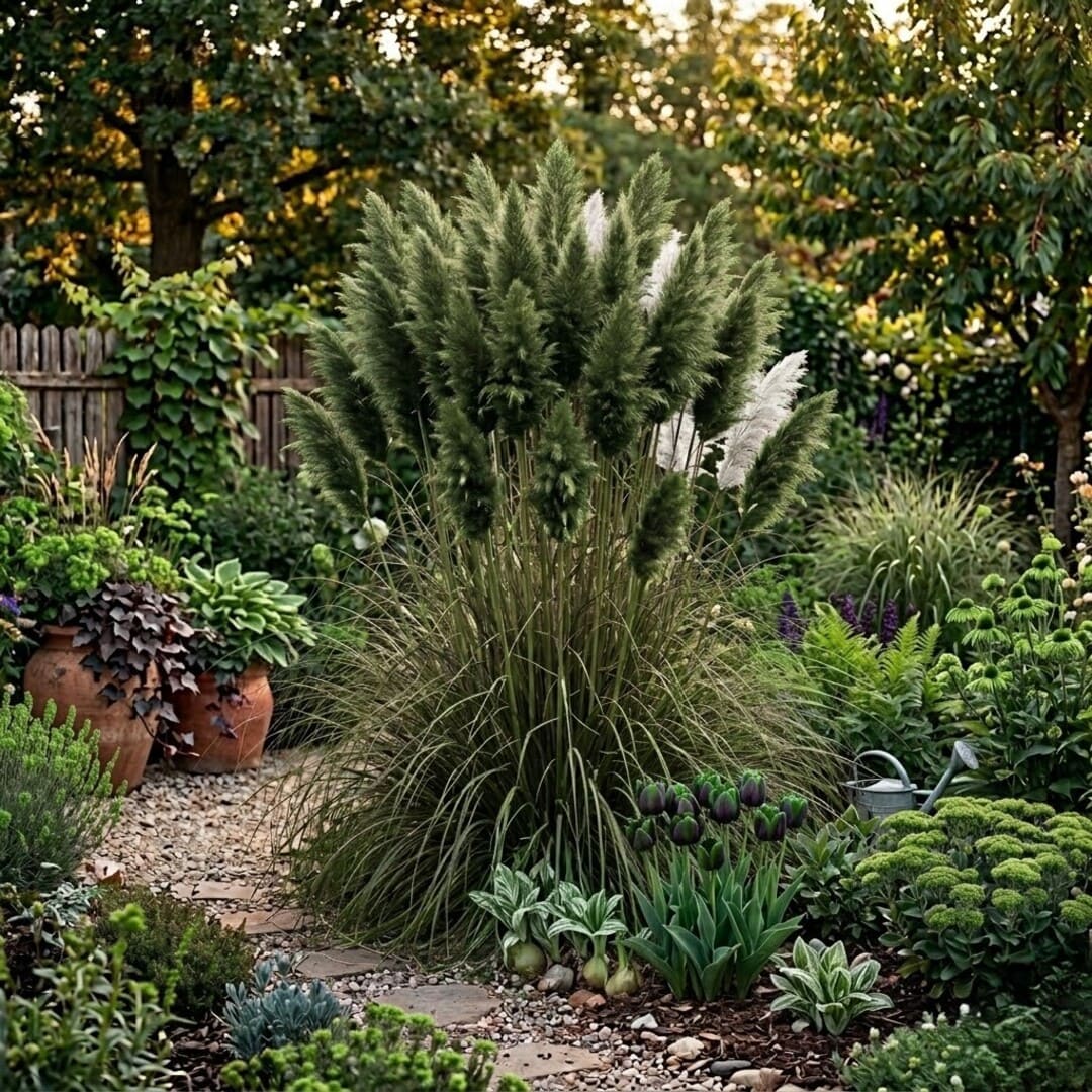 Iarba de Pampas Verde - Cortaderia Selloana Hybrida
