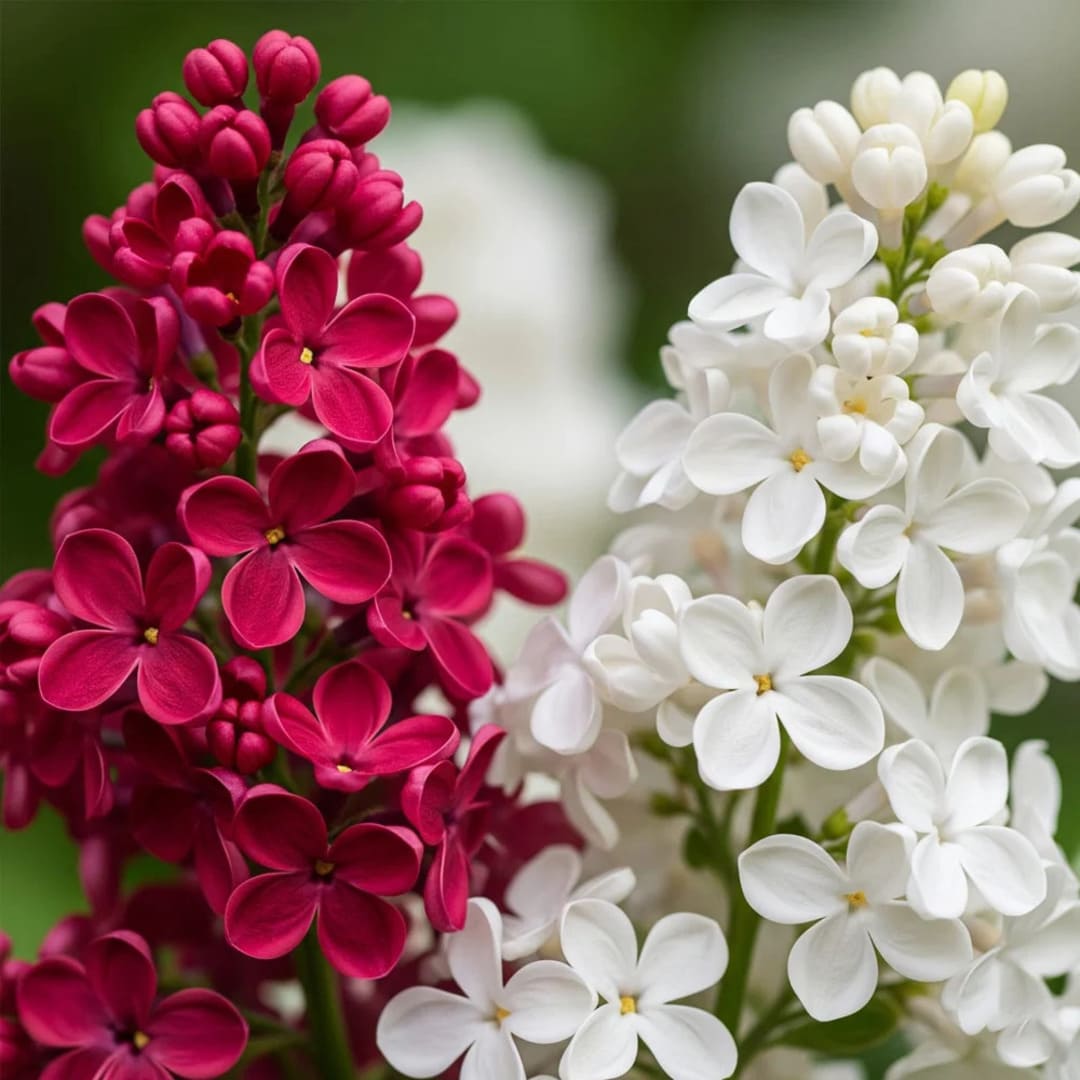 Liliac Bicolor (Rosu-Alb) - Syringa Vulgaris