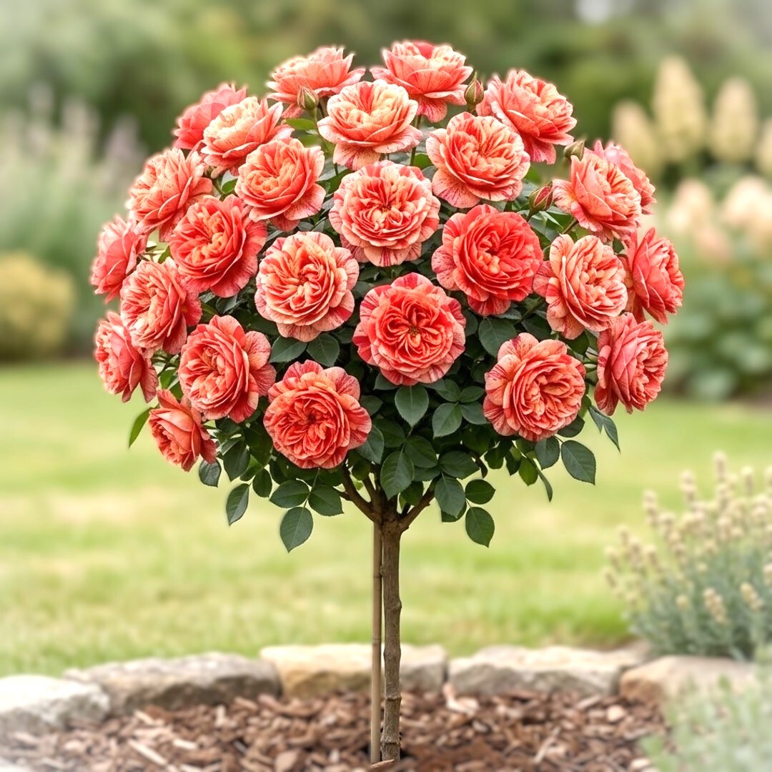 Trandafir Pomisor "Creamy Red" Anul 4